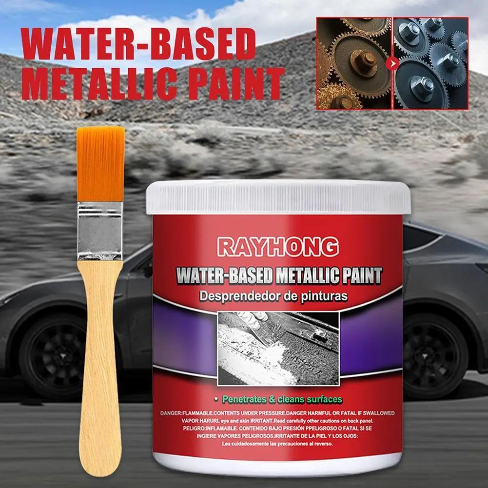 

100ml Water-Based Rust Remover Gel With Brush Universal Metal Rust Converter For Car Chassis Derusting Paint