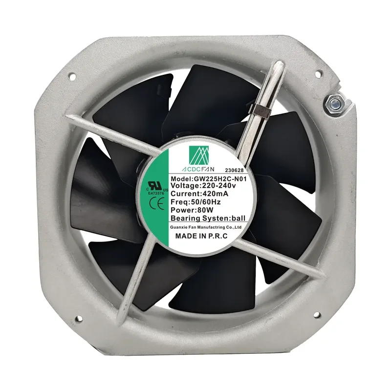GW225H2C-N01 for 220-240V 420mA 80W Original Genuine AC DC Fan Imported High Temperature Resistant Fan