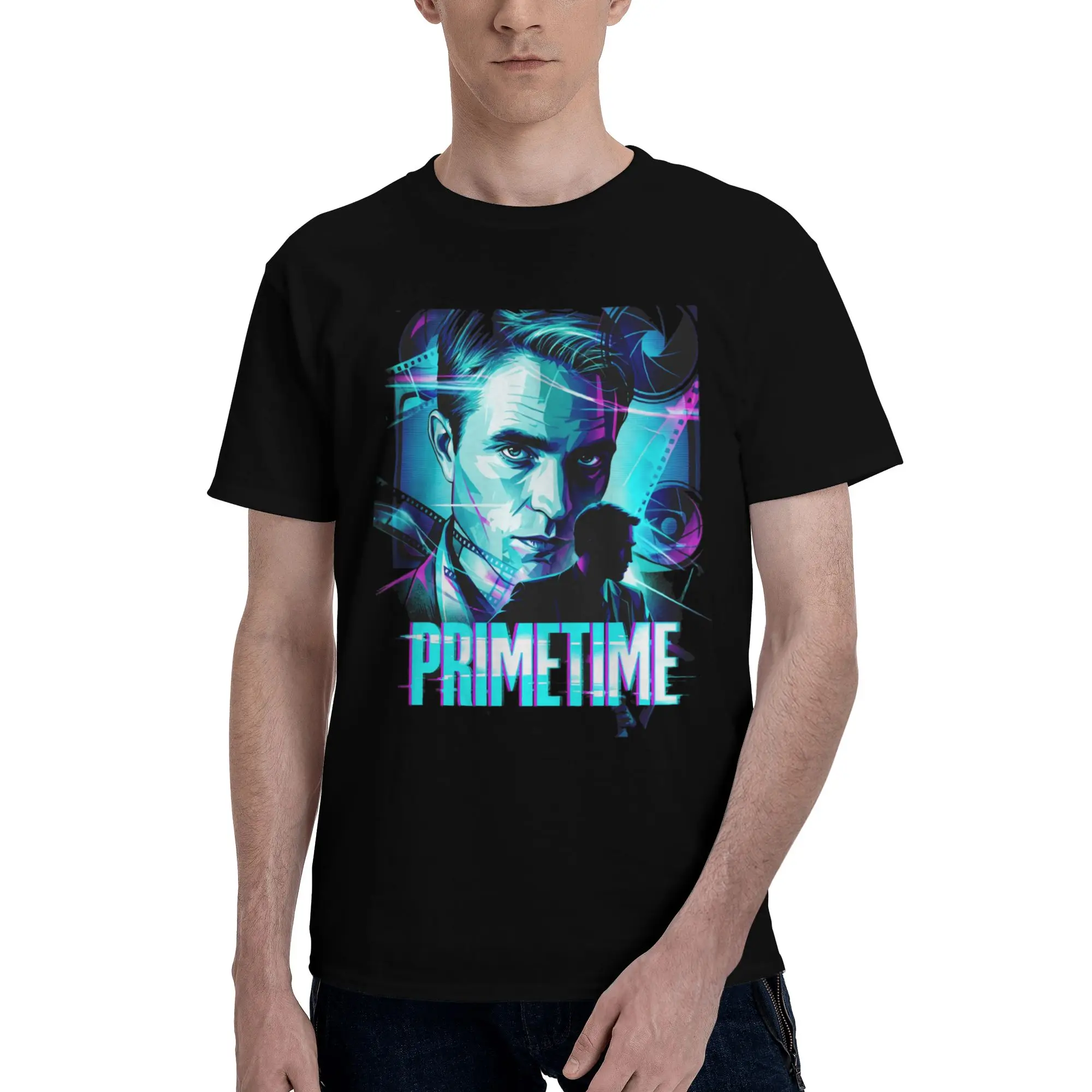 Fashion primetime T Shirt For Unisex  Pure Cotton T-shirts Short Sleeve Clothes