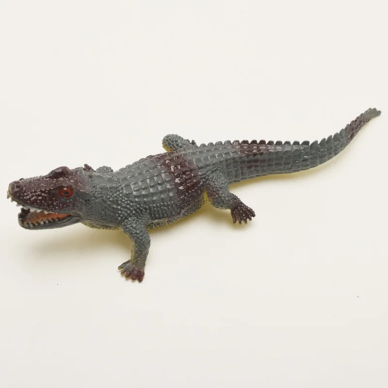 Simulatie Krokodil Diermodel Speelgoed Rubber Emulatie Action Figure Speelgoed Voor Kinderen Kid Nieuwigheid Tuin Props Joke Prank Geschenken