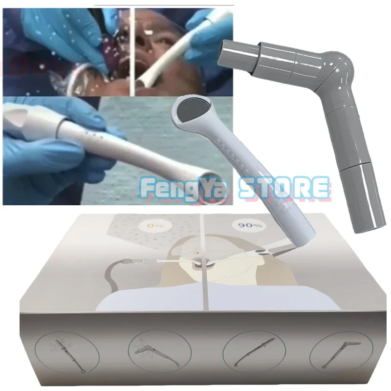 1 Set Dental Strong Suction Mouth Mirror Endoscopy 10 Mouth Lenses 1 Conversion Head and 4 Different Interfaces