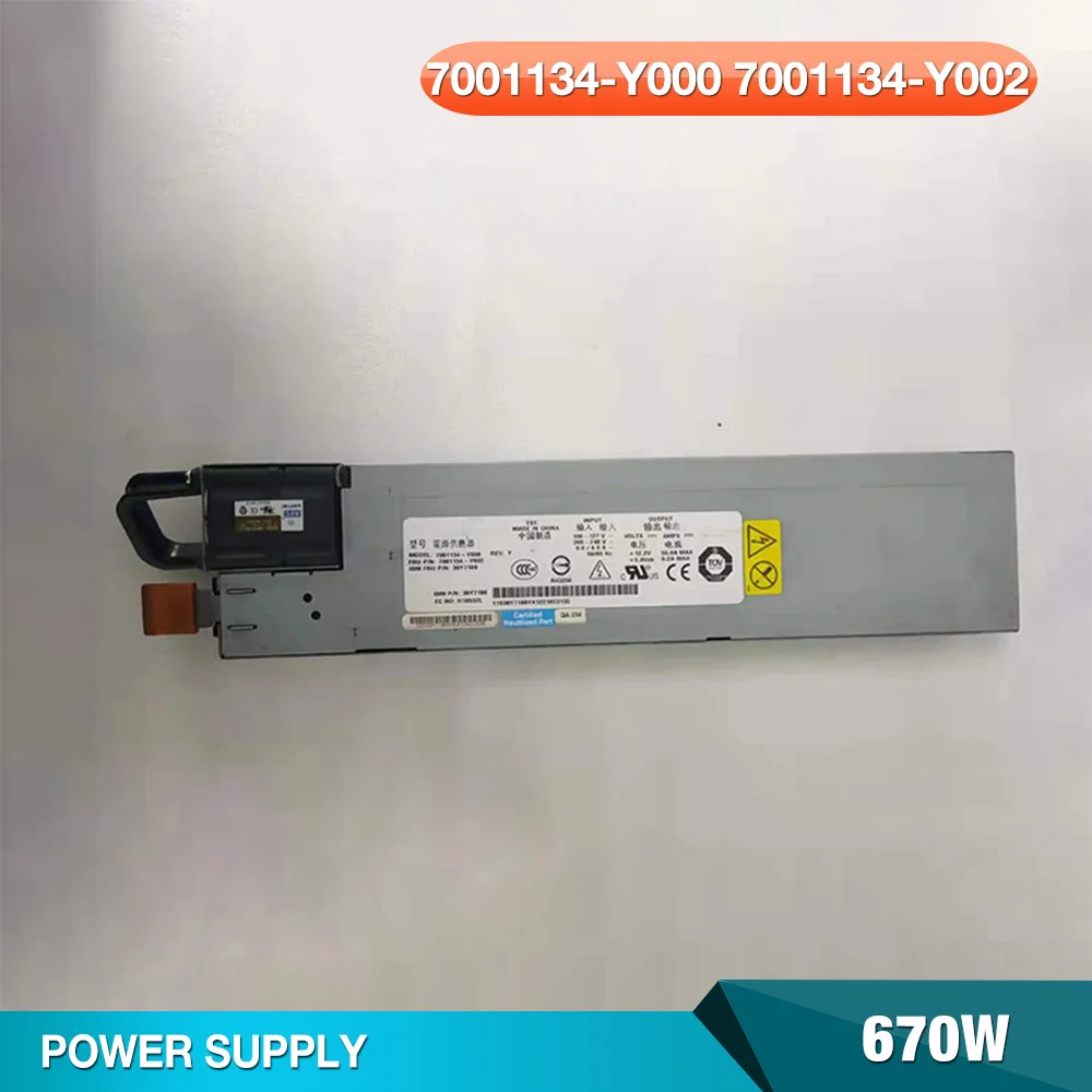 

39Y7189 39Y7188 39Y7382 39Y7383 For IBM X3550 670W Server Power Supply 7001134-Y000 7001134-Y002