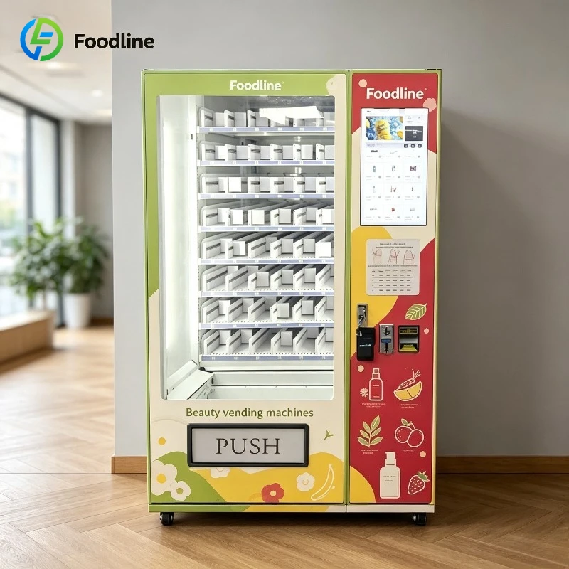 Automatic Skincare Beauty Vending Machine Commercial Facial Mask Vending Machine Touch Screen FL Customized
