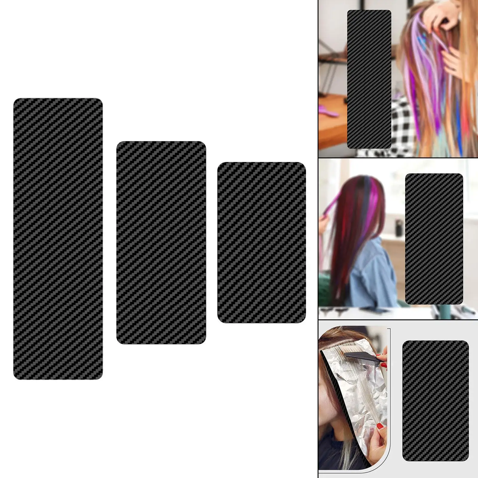 Hair Dye Board Easy to Clean Sturdy Salon Accessories Hair Coloring Board Balayage Board for Styling Hairstylist Barber DIY Tint