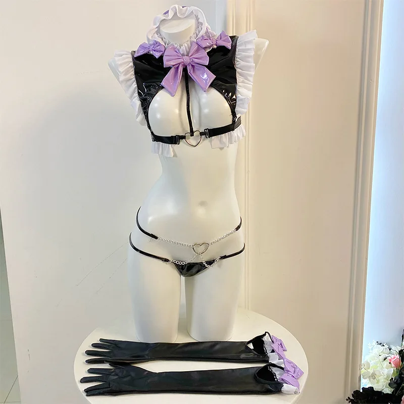 

New Sexy Linger Japanese Anime Coffee Maid House Cute Waiter Clothes Uniform Women Temperament Lingerie Pajamas Outfit Costumes