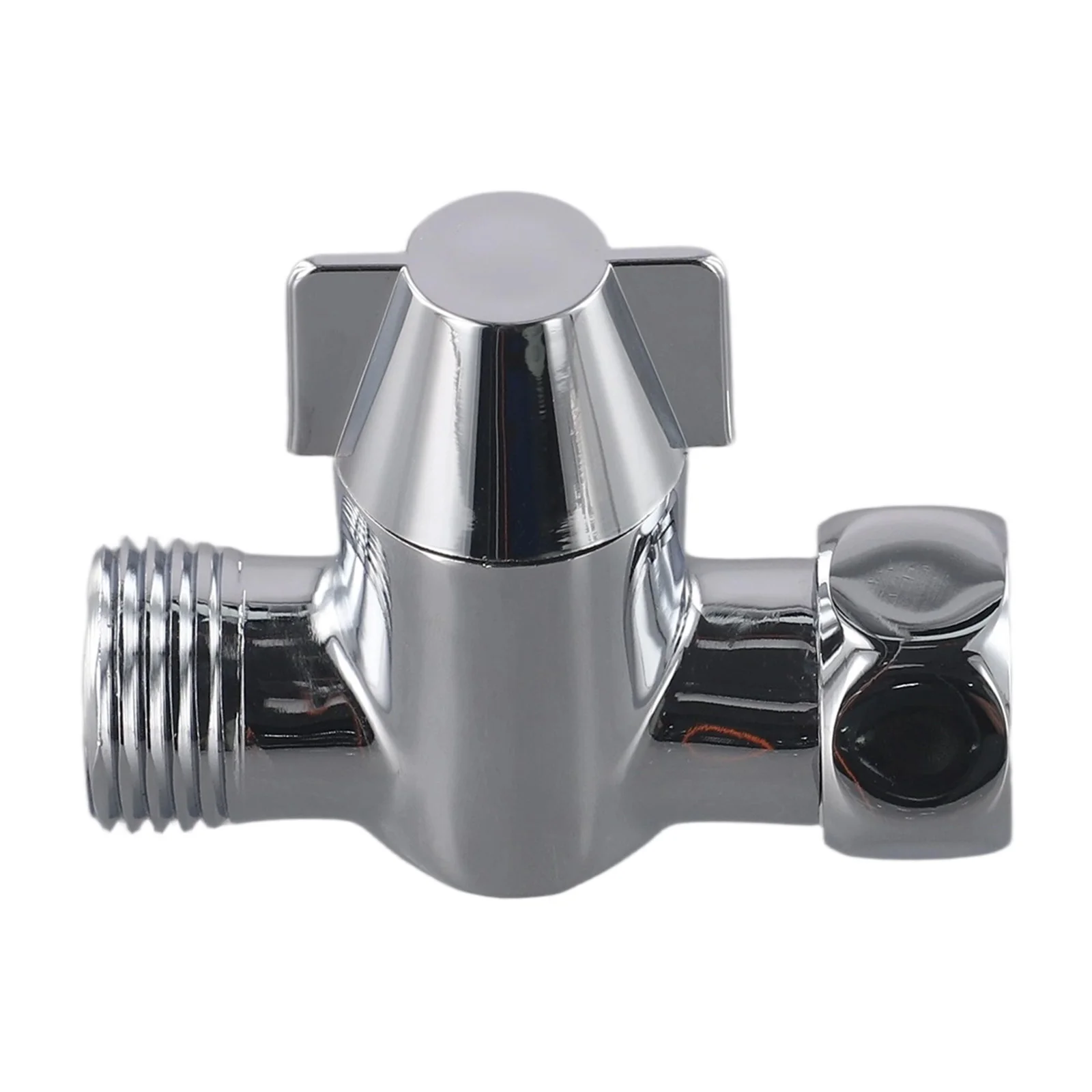 High Quality Valve Shower Diverter Faucet Diverter Outlet Sink Spool Tap Splitter Electroplating Valve T Adapter