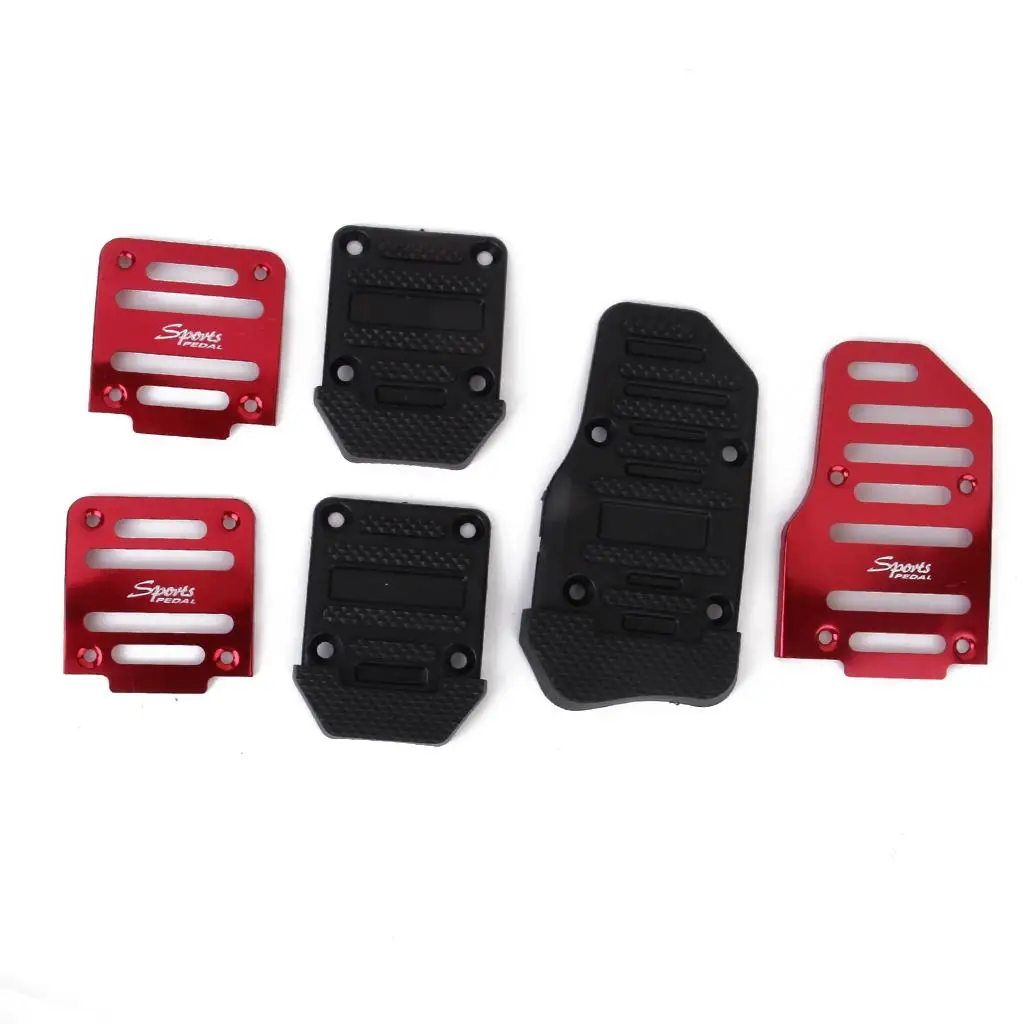 Non-Slip Car Brake Gas Pedals Pads Covers Foot Brake Extenders Cover