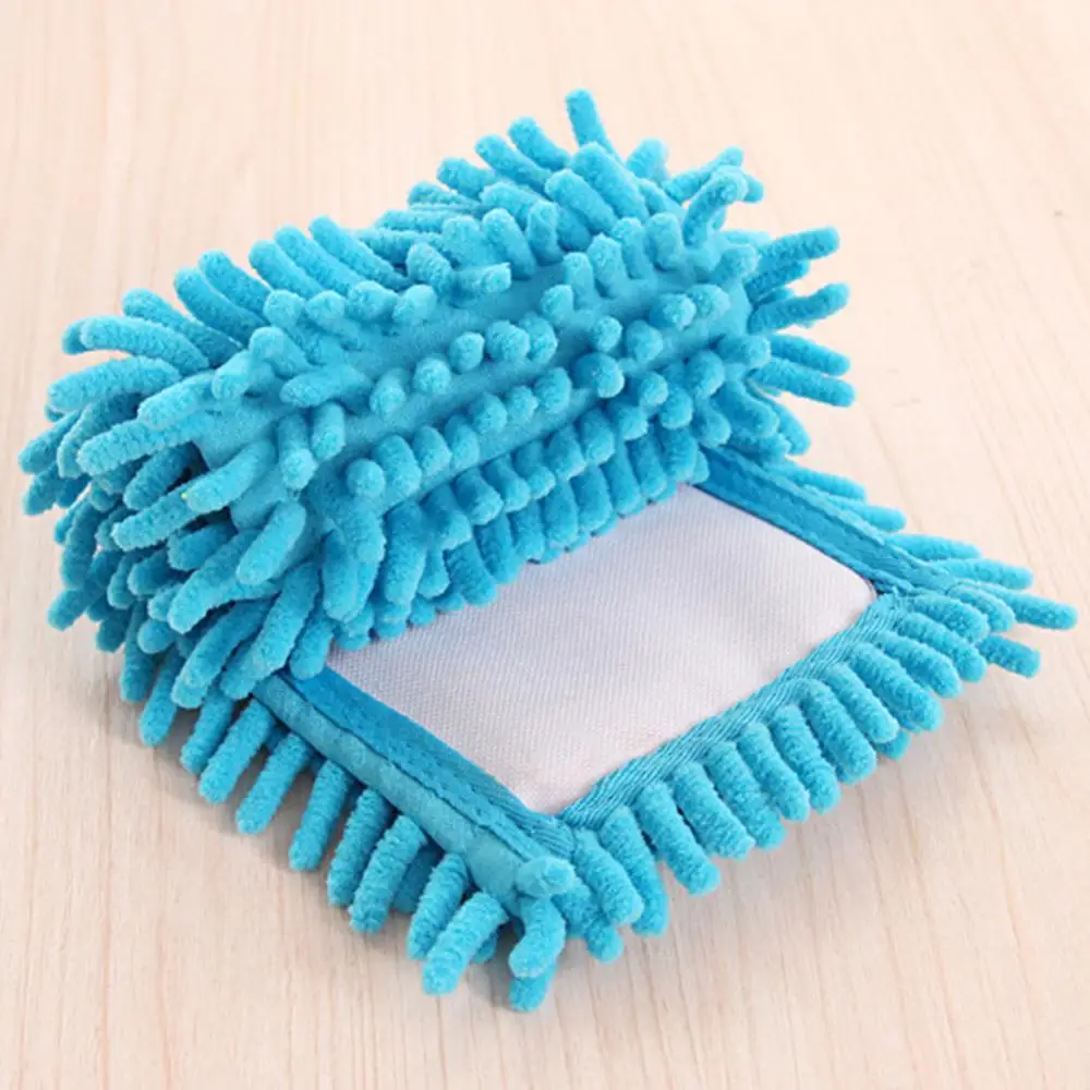 41x12 cm Blue Microfiber Chenille Replaceable Mopping Cloth Head for Extendable Mops Top Household Floor Cleaning Supplies