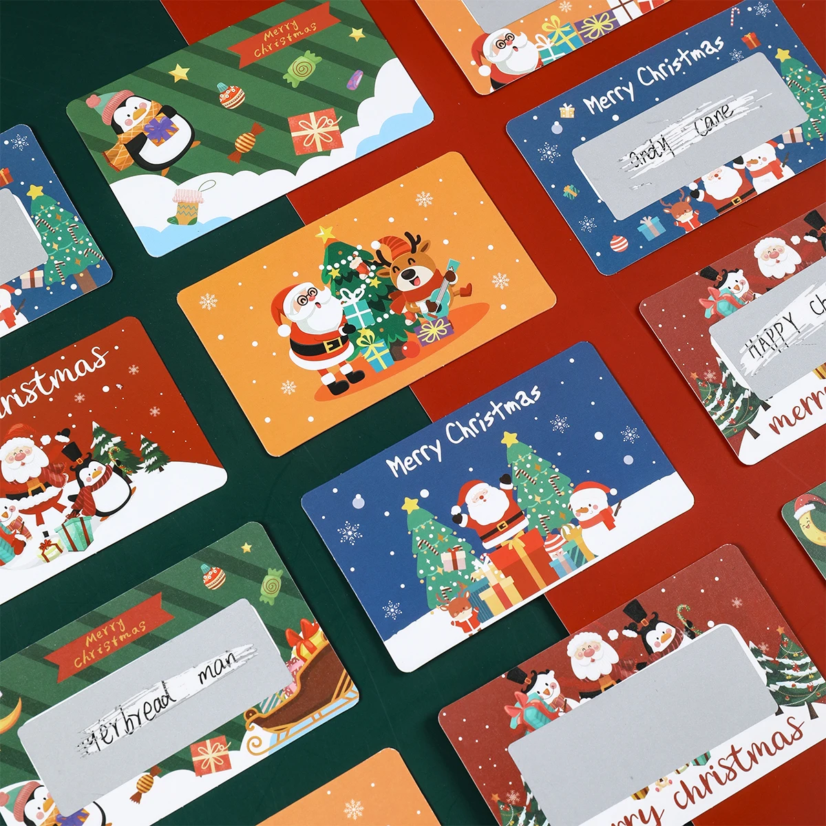 20/40 قطعة عيد الميلاد خدش بطاقات عيد الميلاد ديكور للمنزل 2025 لتقوم بها بنفسك ألعاب لوازم هدية Vouchers نافيداد ناتال هدية السنة الجديدة 2026 #1