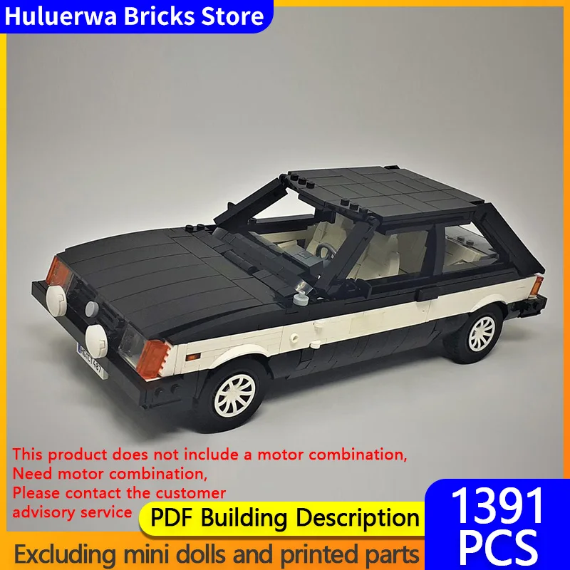 Модель скоростного гоночного автомобиля MOC, строительные кирпичи, Talbot Sunbeam, раллийные гонки, модульная технология, детские праздничные подарки, сборные игрушки