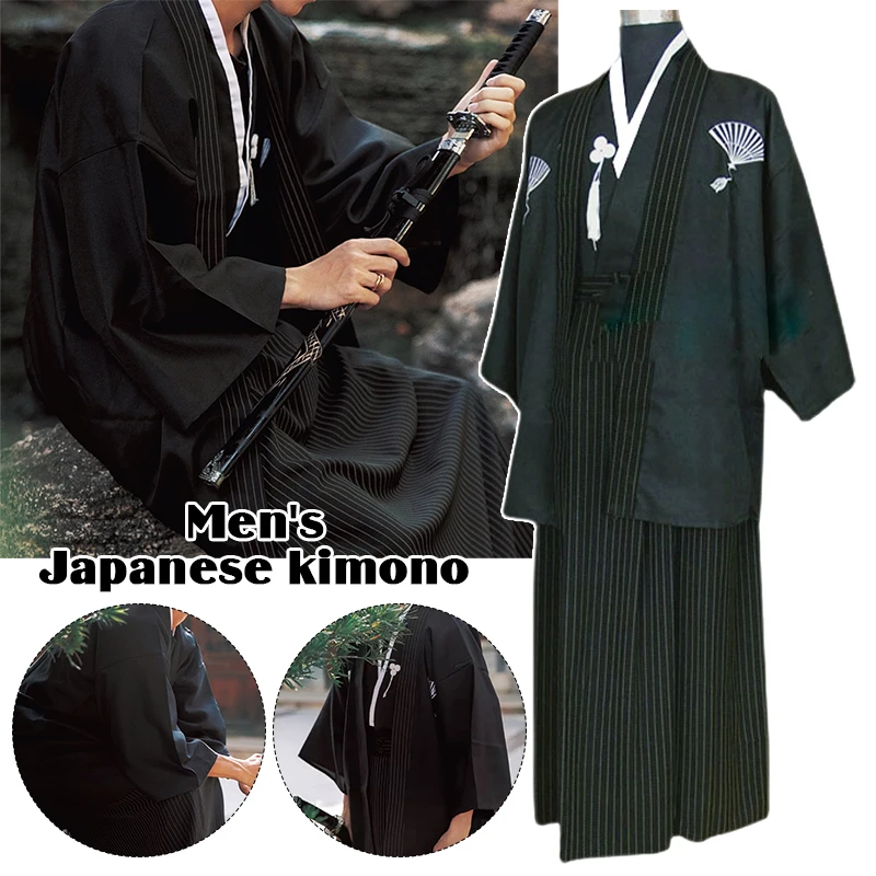 Haori Samouraï Traditionnel Homme – Kimono – photo 3