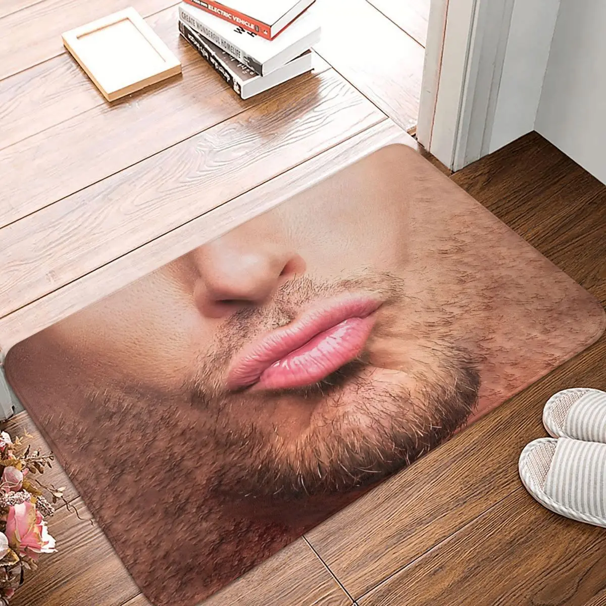 BBL Drake Hip Hop Rapper Bath Mat Man Pout Lips Doormat Kitchen Carpet Balcony Rug Home Decoration