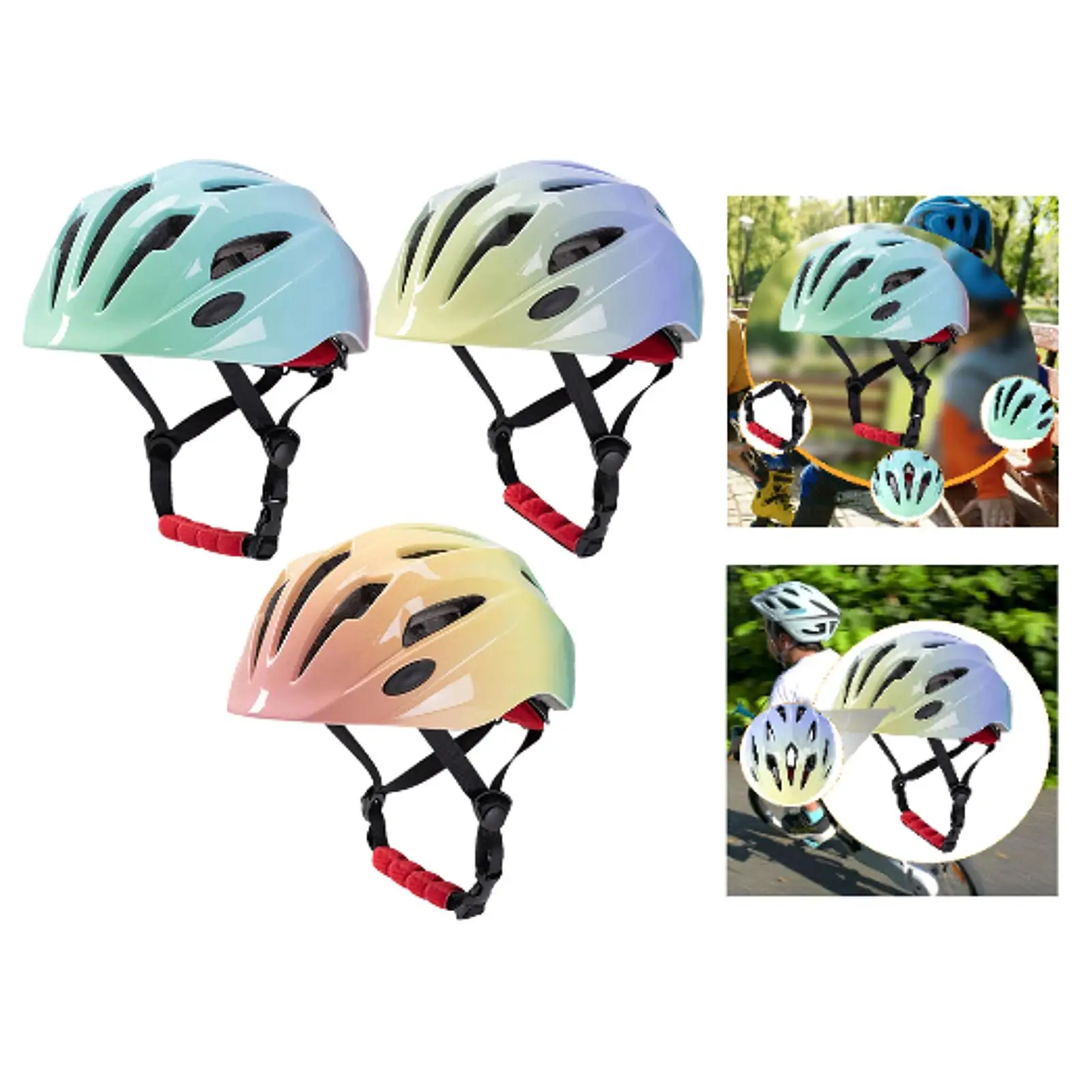 

Kids Bike Helmet Gear Child Bicycle Helmet for Roller Skating Riding Outdoor