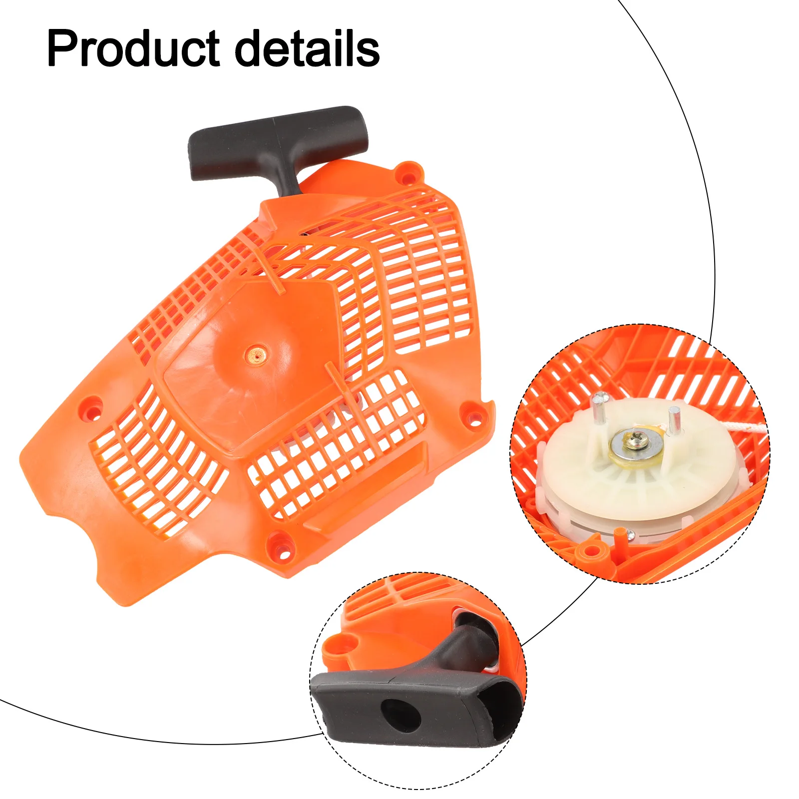 Plastic Pull Starter Clutch Cover Replacement For 572 560 555 562XP Chainsaw Engine For For Recoil Parts Accessories