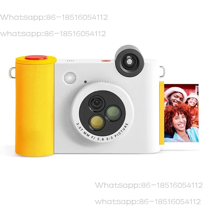 Instant Camera 10MP 3 Filters ZINK Inkless Printing  Bluetooth Photo Printing From Mobile Phones TF Card Support