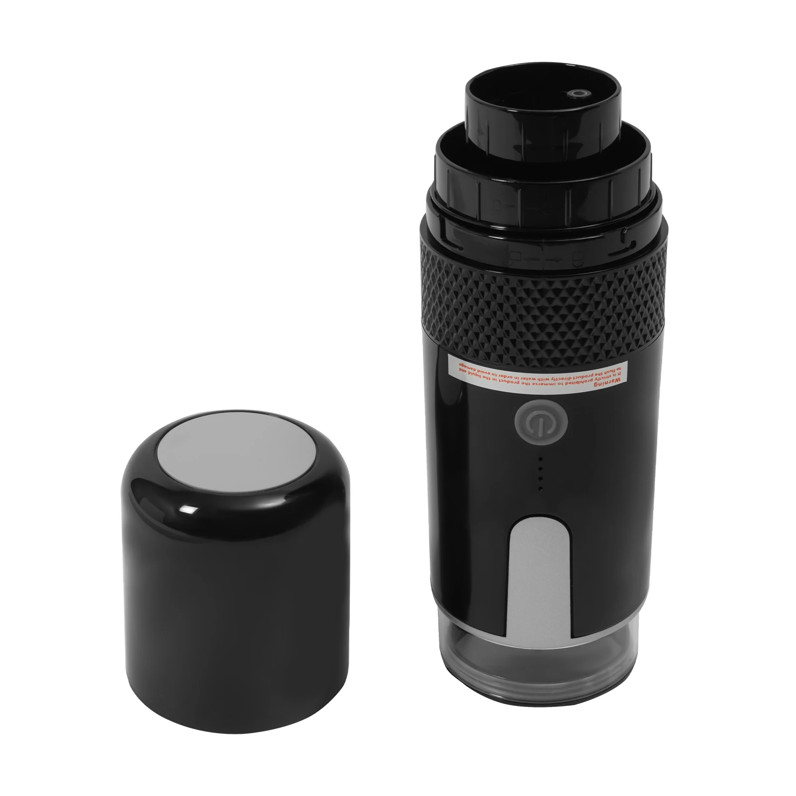 Macchina per caffè espresso portatile, ricaricabile senza fili, 1200 mAh, pressione 15 bar, capacità 160 ml, supporta caffè in capsule e caffè macinat