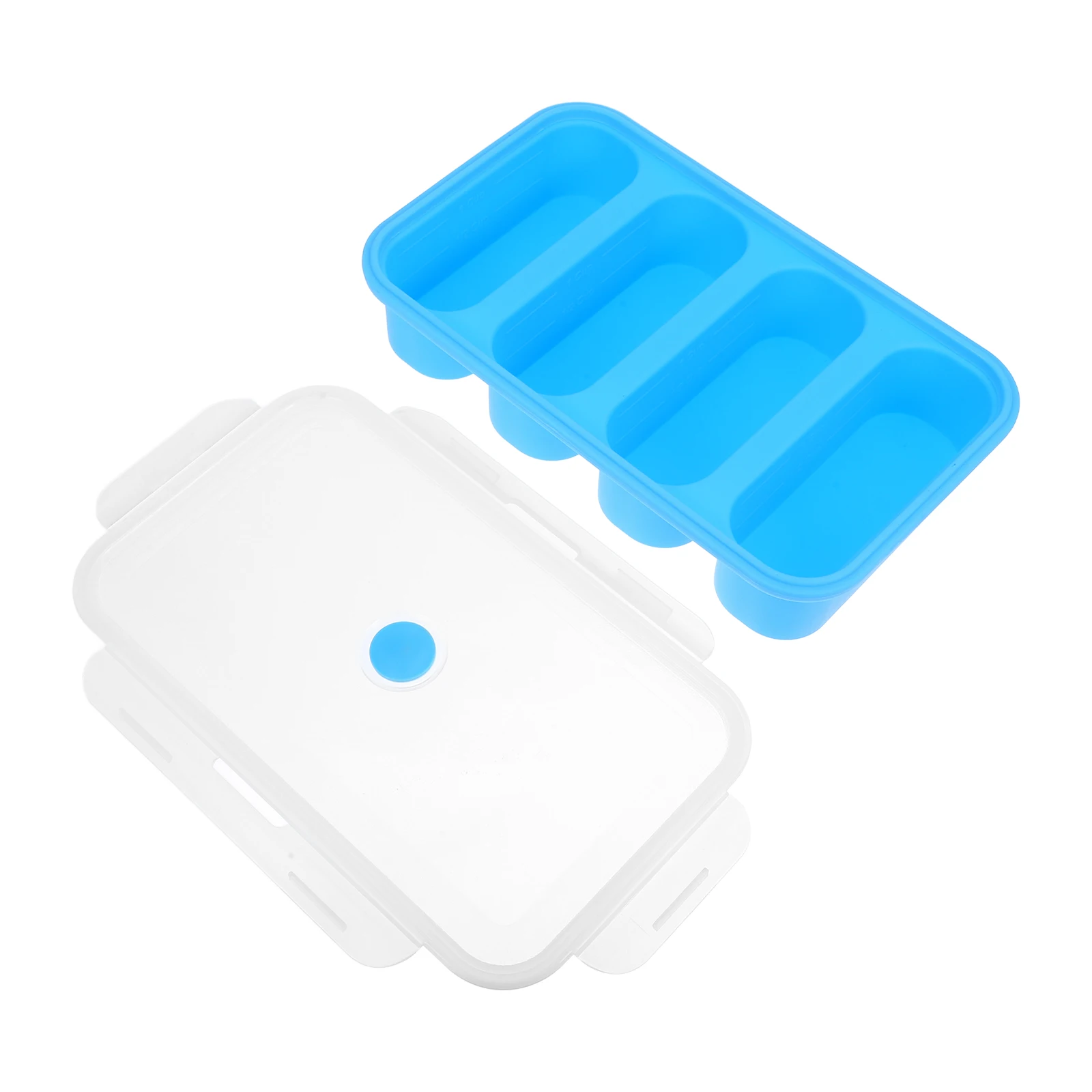 

Cube Tray With Lid Silicone Mold For Freezing Ice Making Reusable Ice Trays For Freezer Storage Kitchen Bar Tool