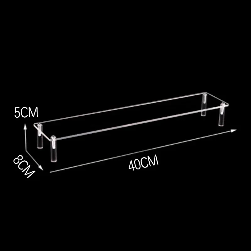 NONE Acryl Display Stand Transparent Leiter Regal Puppe Ton Figur Animation Auto Modell Blind Box Parfüm Lagerung Modell Stehen 5