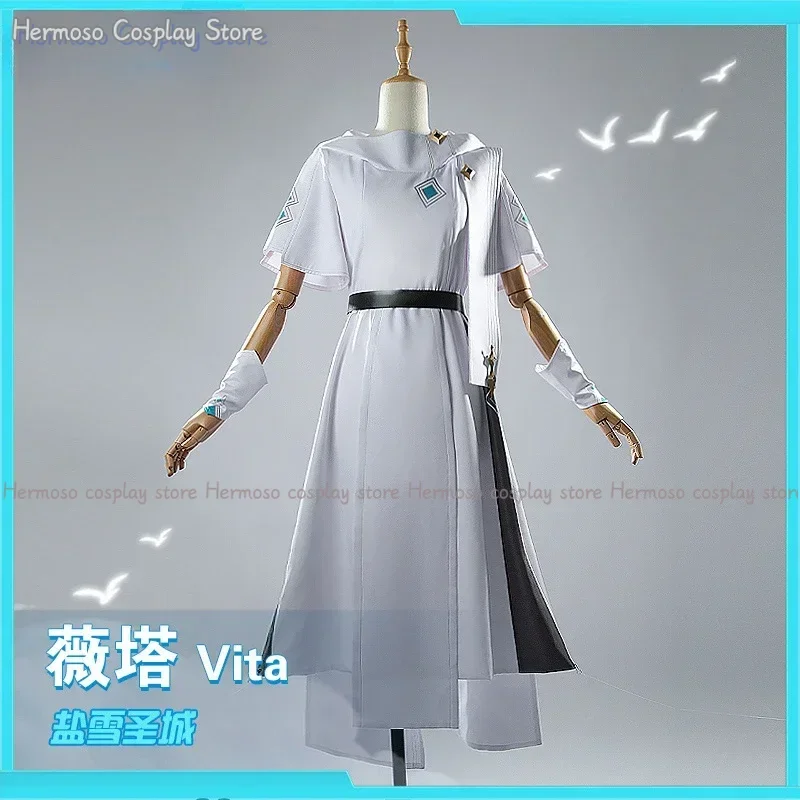 Cosplay Vita Game Honkai Impact 3rd Cosplay Costume Adult Robe Belt Accessories Hooded Coat Suit Halloween Cosplay Costumes