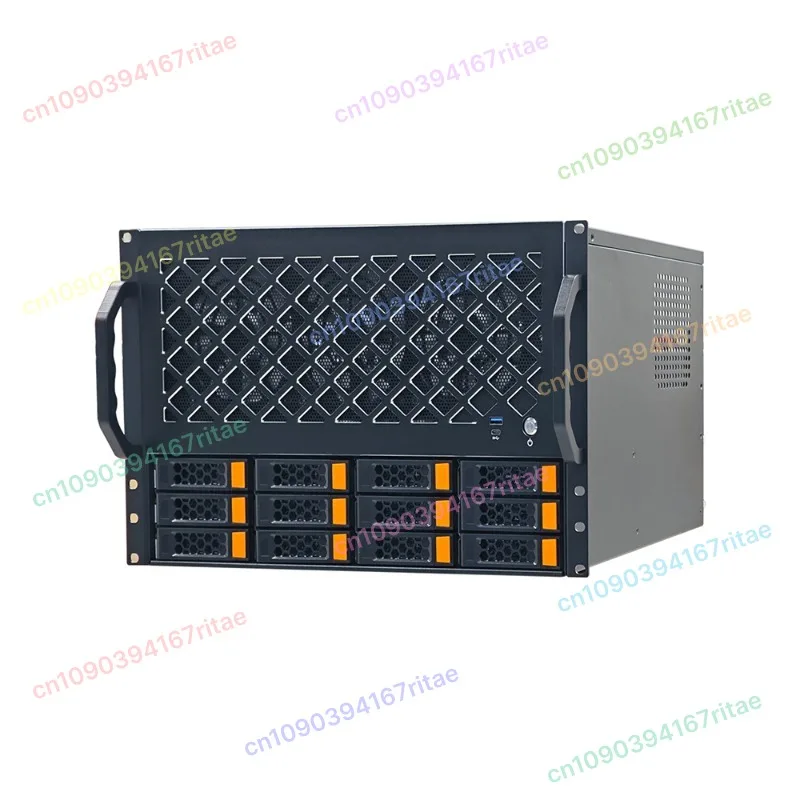 

12-Disk chassis rack-mounted storage server 360 water cooling support ATX main board ATX power full height card slot