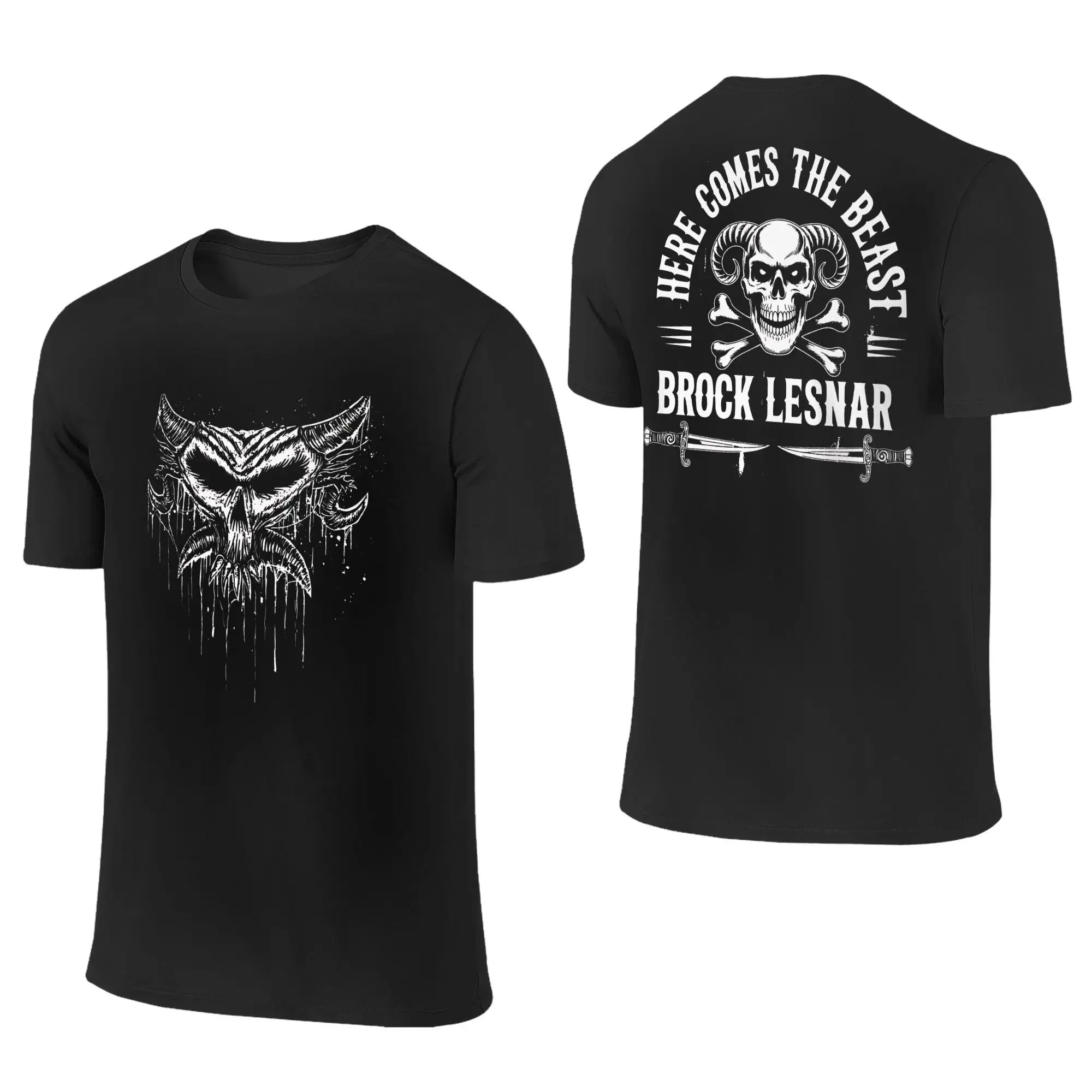 Novità Brock Lesnar Return 2025 The Beast Is Back T-shirt da uomo Girocollo in cotone T-shirt a maniche corte T-shirt per adulti