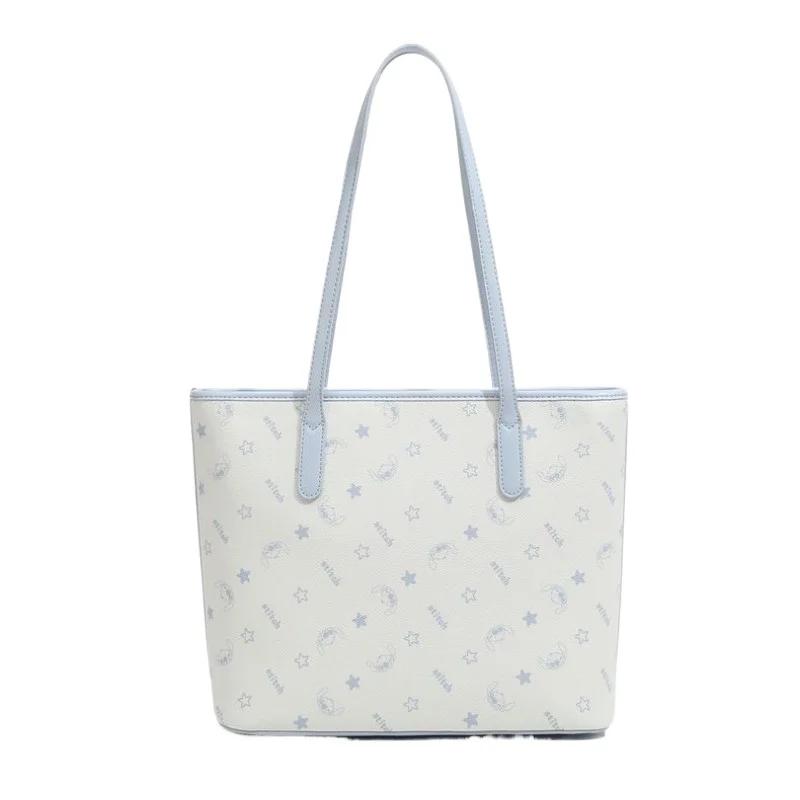 

Disney Stitch Large Capacity Tote Bag Fashionable Carryall Handheld Shoulder Bag for Women