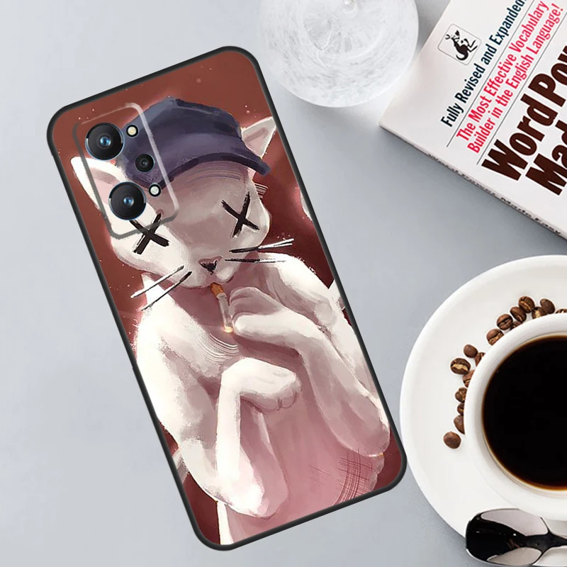 Lovejoy Cat Are You Alright Funda For Realme C53 C55 C35 C33 C31 C30 C25s C21Y C11 GT Neo 5 3T 2T 9 10 11 Pro Plus Case