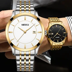 NIBOSI Mens Watches Top Brand Luxury Sport Watch Waterproof Quartz Male Clock Casual Military Wristwatch Relogio Masculino