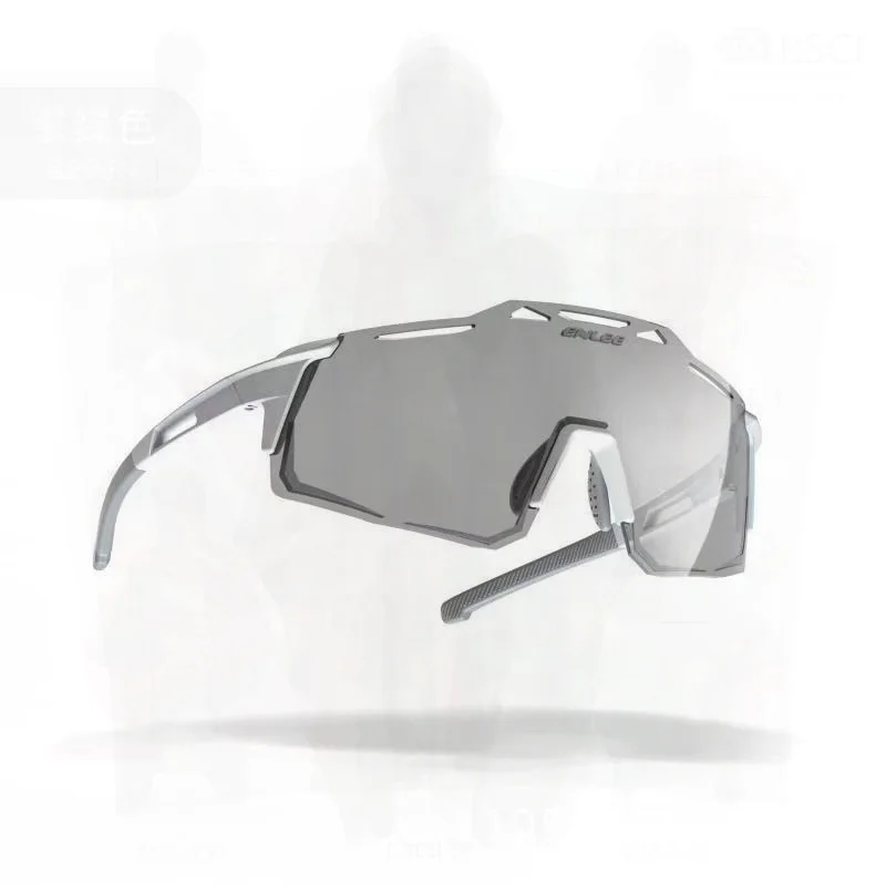 

ENLEE Unisex Polarized Frameless Bicycle Riding Glasses Colorful Electroplated Windproof Outdoor Sports Personality Trendy