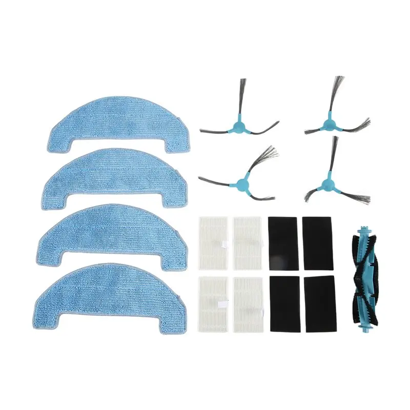 Pour Dreame Mova E10, E20 Plus, brosse à rouleaux, brosse latérale, filtre, tampon de nettoyage, fabriqué en matériaux de haute qualité