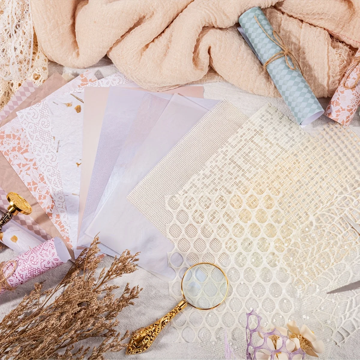 ถุงกระดาษวัสดุผสม 90 แผ่น/3 แพ็ค กระดาษน้ําหนักเบา สามารถฉีกขาดด้วยตนเองสําหรับเขียน เหมาะสําหรับตกแต่ง DIY