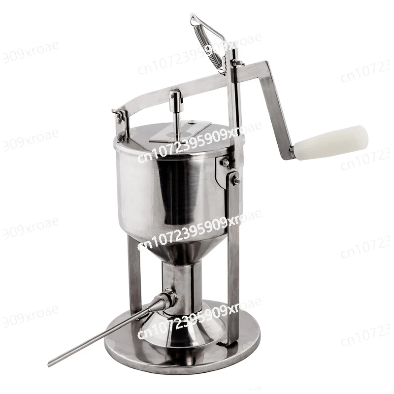 4L/5L/6L Churros Filler Milk Cream Puff Stuffer Chocolate Jam Bread Cake Filler Hand Press Cheese Filling Machine