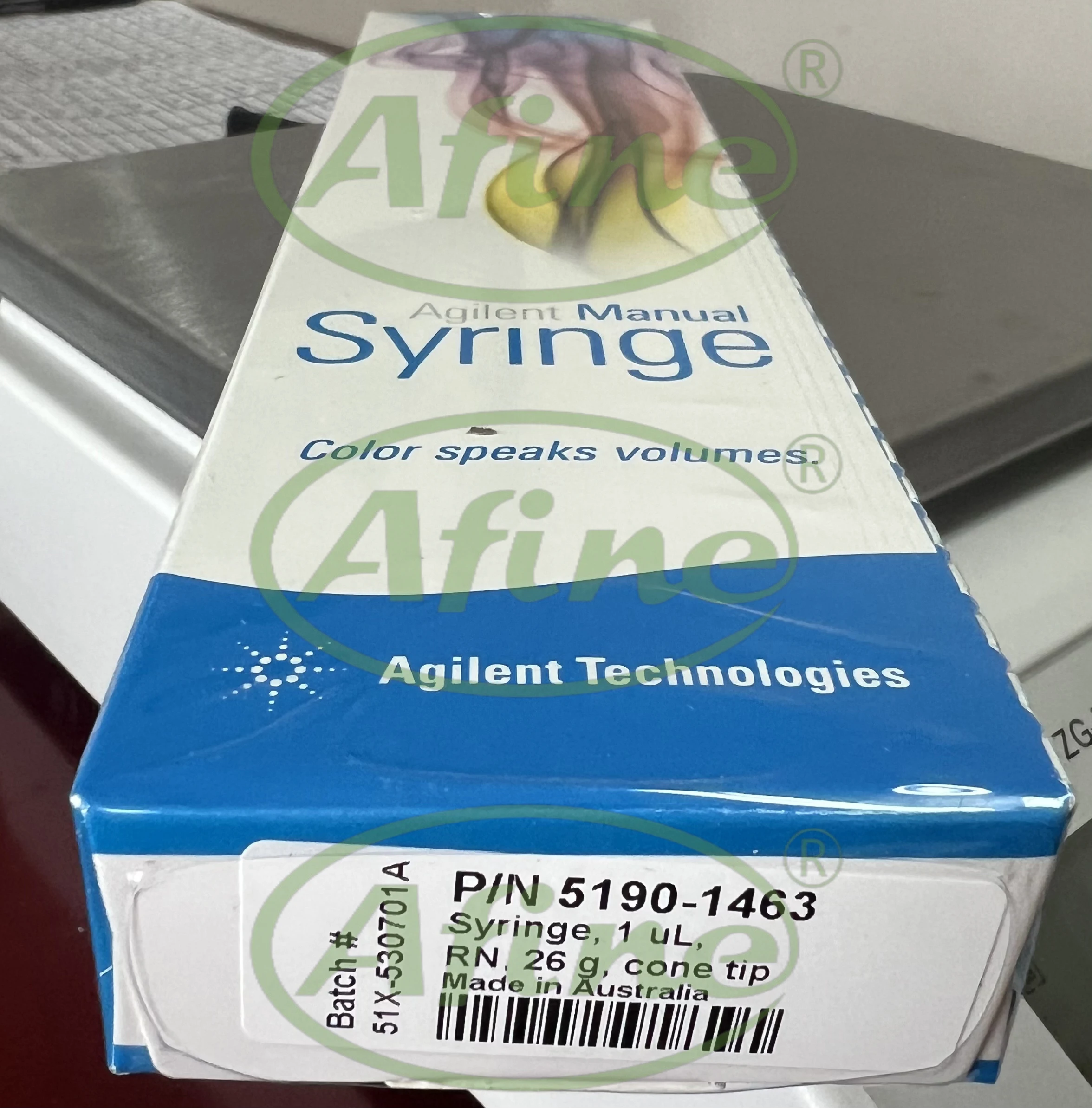 AFINE Agilent Manual Syringes 5190-1463 1.0 µL Inserted Actuator Needle 26/70/Tapered Tip