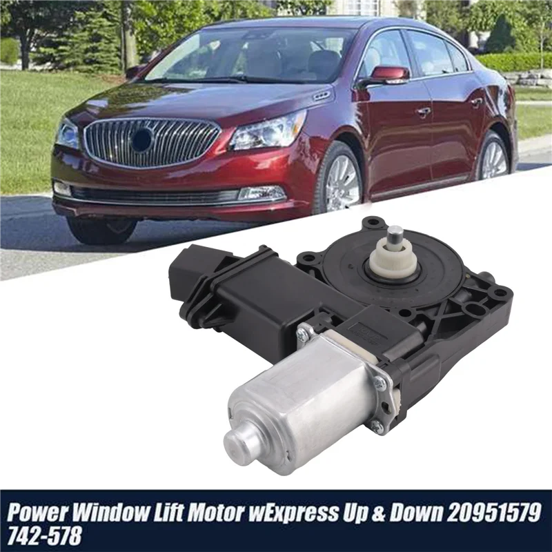

1Pair Car Power Window Lift Motor With Express Up & Down 20951579 20951580 For Buick Lacrosse 2010-2016 742-578742-579