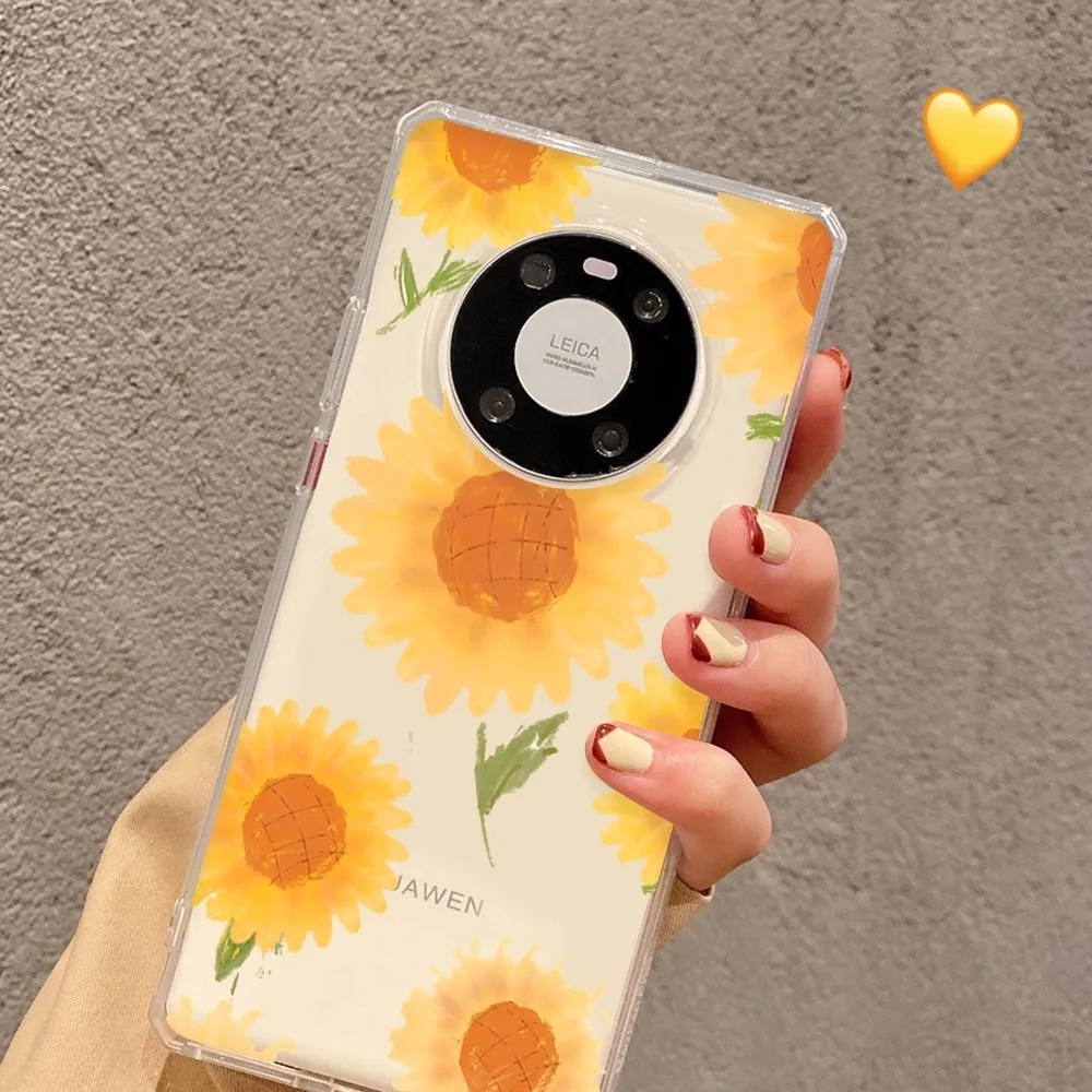 Beautiful Flower sunflower Phone Case for Samsung S10 20 22 23 A10 40 for Xiaomi10 Note10 for Huawei P50 20 Honor60 70