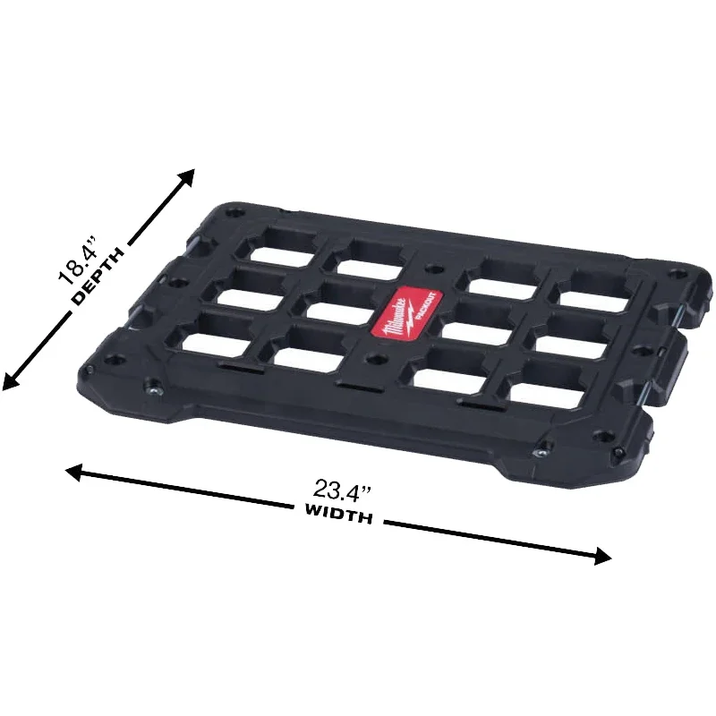 Milwaukee 48-22-8485 PACKOUT Mounting Plate Durable Wall mounted  Load Bearing 100 Pounds Tool Storage Spare Parts Tool