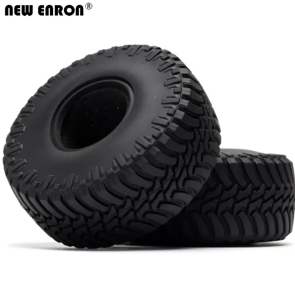 NEW ENRON Rubber 130mm Tyre Tires 2.2 inch for 1/10 RC BEADLOCK Rock Crawler Axial SCX10 II YETI Traxxas TRX-4 KM2 RR10