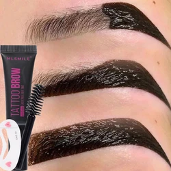 Semi-Permanent Tearing Eyebrow Gel Set Makeup Waterproof Long Lasting Tattoo Tint Sweatproof Peel Off Dye Eyebrow Cream Cosmetic