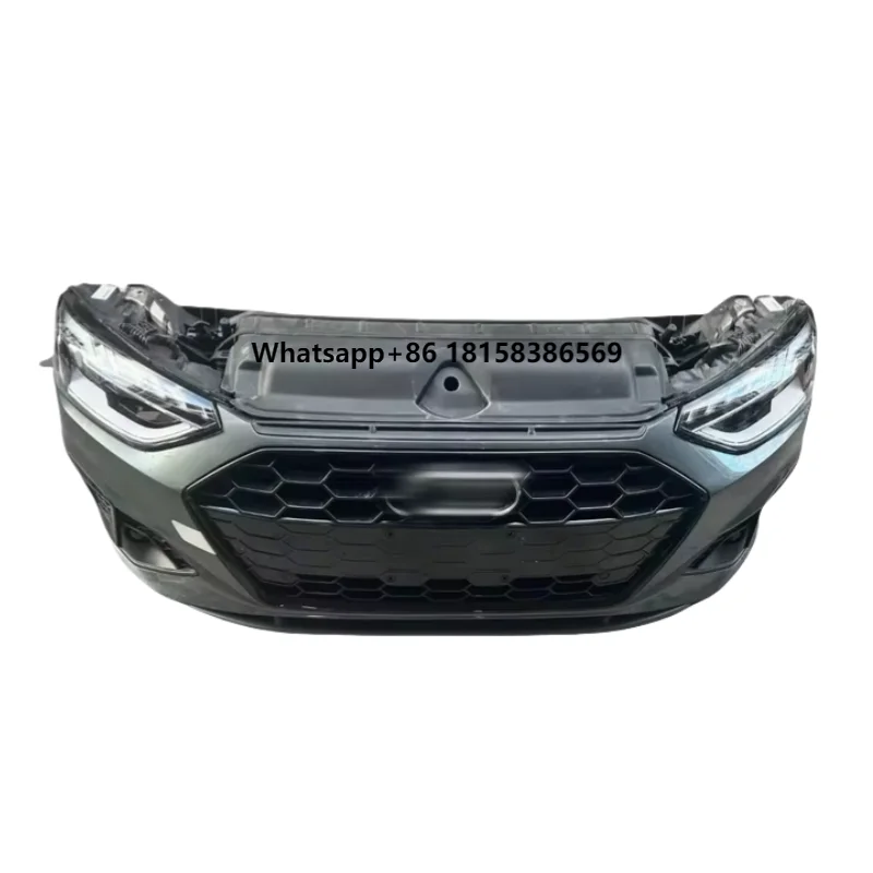 

A4/A5/A6/A7/A8 Sport Front Bumper Assembly New Auto Parts Body Kit with Towing Hitch Cut-Outs for Front Nozzle