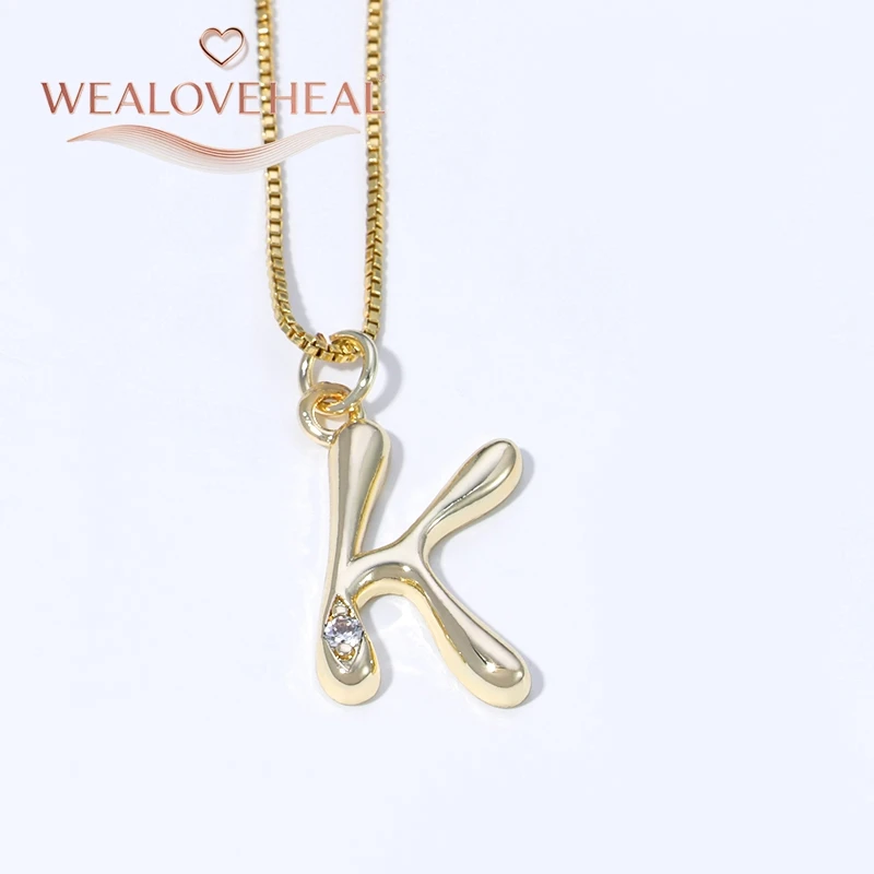 muttertagsgeschenk，Luxuriöse Halskette mit Initialen von A bis Z aus 18 Karat vergoldetem Messing, glänzender CZ-Buchstabenanhänger, minimalistischer Alphabet-Schmuck für Frauen, individuelles Namensgeschenk – Detail 29