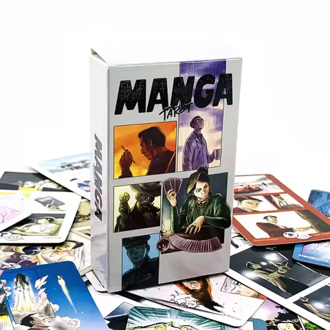 New Manga Tarot Cards A 78 Pcs Deck Ideal For Travel, Divination,Meditation &amp; Spiritual Practices Card Game,Collect Hobby Cards