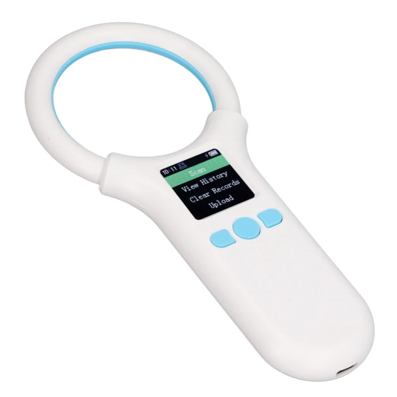 Animal Tag Reader Handheld Portable Pet Microchip ID Scanner 134.2khz/125khz USB Charging