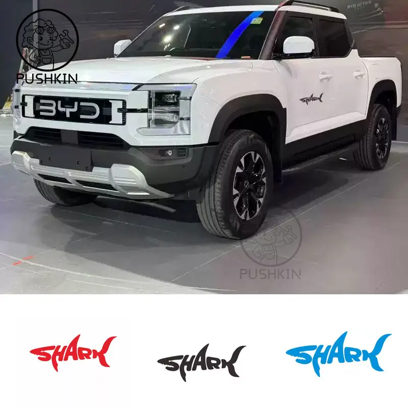 

For BYD SHARK 6 2024 2025 2026 Car Door Side Stickers Styling Auto Rear Windshield Decal Automobiles Accessories