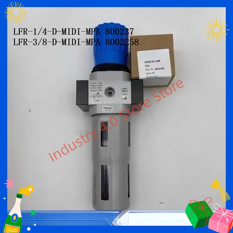 

Filter pressure reducing valve LFR-1/4-3/8-D-MIDI-MPA 8002372 8002258