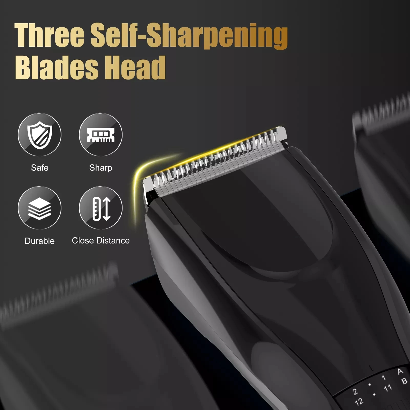 Sejoy  Hair Clippers Body Hair Trimmer Beard Repair Shaving  Electric Men Haircut Machine Barber Shaver