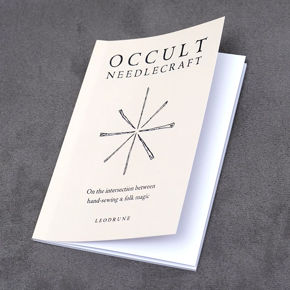 Occult Needlecraft Workbook Hand Sewing Folk Magic Witchcraft Spiritual Stitching Esoteric Sewing Techniques Mystical Needlework image 4