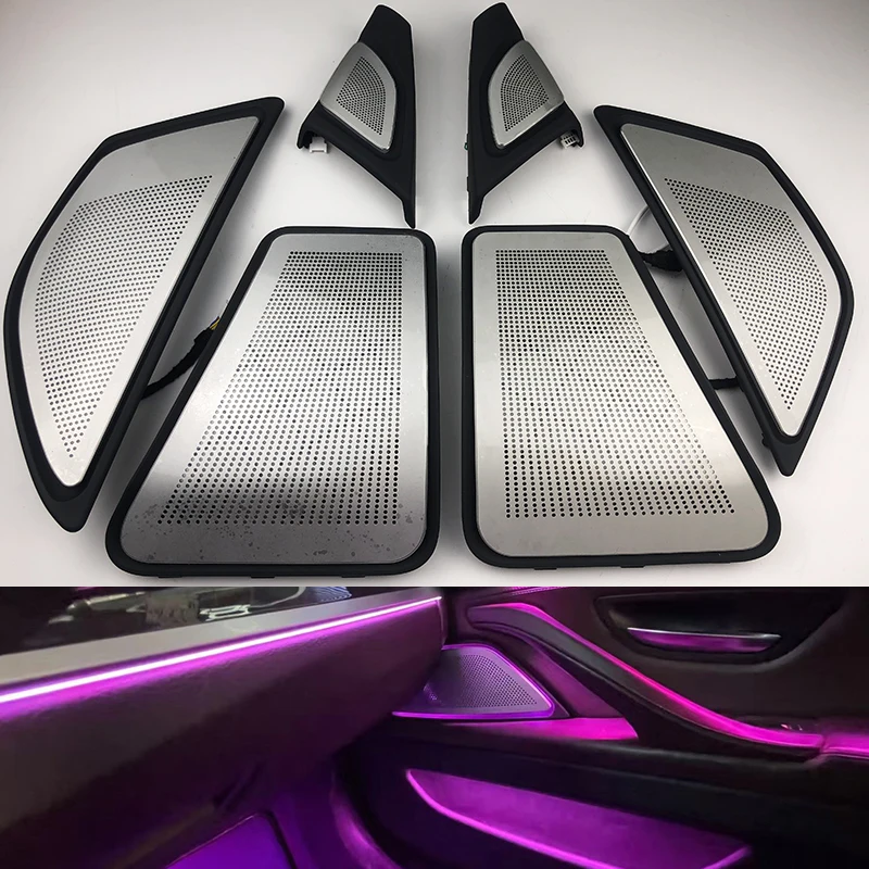 

For BMW F10/F18 5 Series 2010-2017 LED Ambient Lights speaker cover Interior Door Panel Decorative Trims Lamp