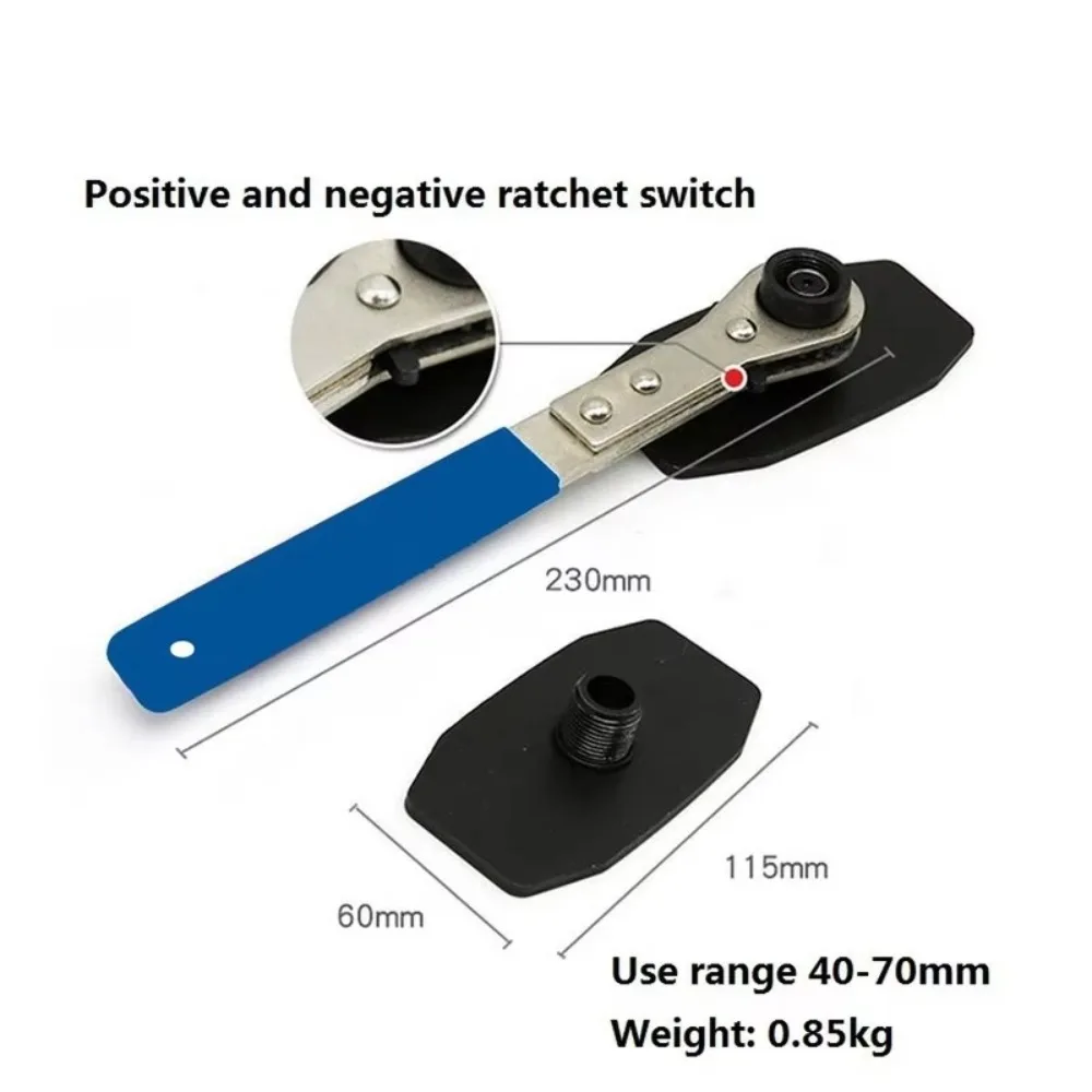 Practical Stainless Steel Ratchet Brake Piston Single Twin Quad Repair Tool Twin Quad Separator Pad Brake Caliper Tool