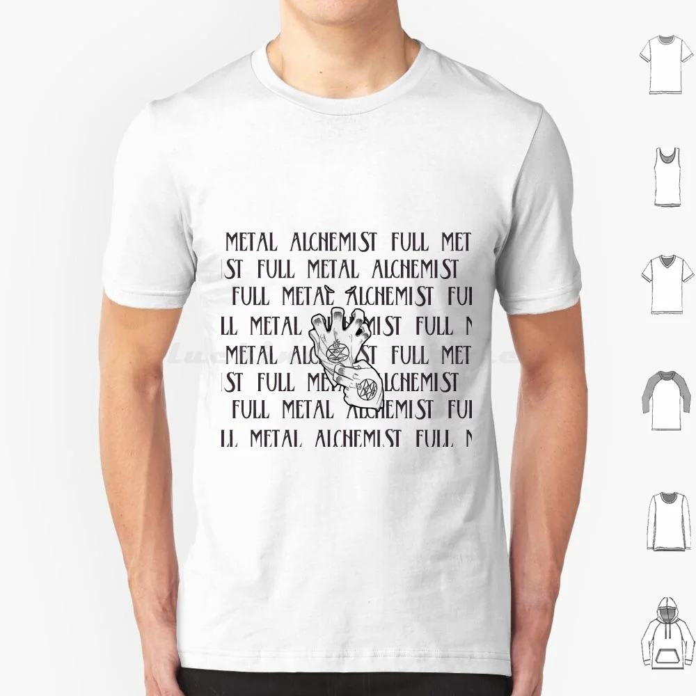 Full Metal Alchemist-Alchemist Gloves & Eyes T Shirt Men Women Kids 6xl Anime Alchemist Fullmetal Alphonse Alchemy Full Metal