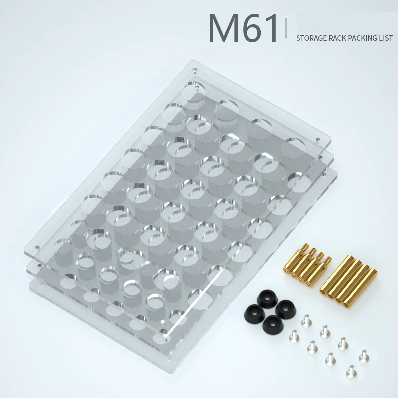 Amaoe M61 A B C D Screwdriver Tweezers Storage Rack Pliers Electronic Component Container PVC Tool Box for Phone Repair